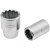 Soquete estriado com encaixe de 3/4" 33mm Unit Drive D32 GEDORE - Imagem 1