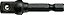 Adaptador para soquete 1/4" x 1/2" B-54673 MAKITA - Imagem 1