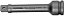 Extensão de impacto encaixe de 1/2" x 5" 023.002 GEDORE - Imagem 2