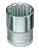 Soquete estriado com encaixe de 3/8" 17mm Unit Drive D30 GEDORE - Imagem 1