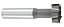 Fresa para rasgo emt 12,5mm X 6,0mm DIN 851A INDAÇO - Imagem 1