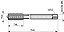 Macho manual de aço rápido M24 x 3,00mm rosca MA jogo com 3 peças DORMER - Imagem 4