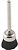 Escova tipo copo 12mm em nylon com haste NOVE54 - Imagem 3