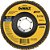 Flap-disc disco de desbaste/acabamento 4.1/2" - 115mm cônico grão 80 DEWALT - Imagem 1
