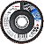 Flap-disc disco de desbaste/acabamento 4.1/2" - 115mm cônico grão 40 BOSCH - Imagem 1