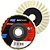 Disco para polimento flap feltro perfil cônico 4 1/2" (115mm X 22 mm) 66254481899 NORTON - Imagem 1