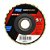 Disco para polimento flap feltro perfil cônico 4 1/2" (115mm X 22 mm) 66254481899 NORTON - Imagem 3
