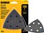Lixa triangular com costado em pluma grão 120 para lixamento oscilante com multiferramenta DWASPTRI12 DEWALT - Imagem 2