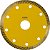 Disco de corte diamantado 110mm x 20mm extra fino turbo DDP110-S STARRETT - Imagem 2
