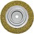 Escova circular ondulada latão 150 x 19mm furo 13mm fio 0,15/0,20 T.7000 ABRASFER - Imagem 3