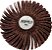 Roda de lixas 75mm x 25mm com haste grão 180 Mini Kontour R-263 RODABRAS - Imagem 2