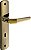 Fechadura para porta interna Pop Line Reta antique brass ESP26 SOPRANO - Imagem 1