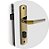 Fechadura para porta externa Pop Line Reta Antique Brass ESP26 SOPRANO - Imagem 2