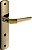 Fechadura de banheiro POP LINE RETA acabamento Antique Brass ESP026 SOPRANO - Imagem 1