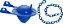 Obturador universal para mecanismo de saída para caixa acoplada 340210 BLUKIT - Imagem 1