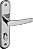 Fechadura externa com espelho 401-30 cromada 54020427 PADO - Imagem 1