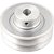 Polia de alumínio 2 canais perfil A 100mm com furo de 5/8" - 15,9mm VONDER - Imagem 1