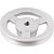 Polia de alumínio 1 canal perfil A 150mm com furo de 5/8" - 15,9mm VONDER - Imagem 2