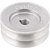 Polia de alumínio 2 canais perfil A 90mm com furo de 5/8" - 15,9mm VONDER - Imagem 2