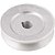 Polia de alumínio 1 canal perfil B 100mm com furo de 3/4'' - 19,1mm VONDER - Imagem 2