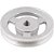 Polia de alumínio 1 canal perfil A 120mm com furo de 5/8" - 15,9mm VONDER - Imagem 2