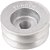 Polia de alumínio 2 canais perfil B 100mm com furo de 24mm VONDER - Imagem 2