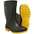 Bota de PVC preta e amarela tamanho 34/35 cano curto sem forro CPCC30 VULCABRAS - Imagem 1