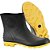 Bota de PVC preta e amarela cano 3/4 com forro 37/38 VONDER - Imagem 1