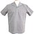 Camisa brim cinza manga curta Tamanho G 54 sem botão SANTANENSE UNILEVE WICO - Imagem 1