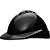 Capacete com aba frontal preto sem suspensão Milenium Class 902396 LIBUS - Imagem 1