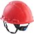 Capacete vermelho suspensão com ajuste fácil e jugular aba frontal H 700 3M - Imagem 3