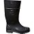 Bota PVC com forro cano longo 36/37 preta CALFOR - Imagem 1