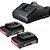 Kit com 2 baterias de íons de lítio (GBA 18V 2 Ah) e 1 carregador bivolt (GAL 18V-20) 1600A02RN1 BOSCH - Imagem 1