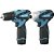 Conjunto parafusadeira/furadeira e parafusadeira com impacto 12V com maleta LCT204 MAKITA - Imagem 1