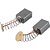 Escova de carvão 127V para Plaina PLV 625 e PLD 625 VONDER - Imagem 4