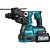 Martelo perfurador rompedor a bateria 3,9 J 40V - 4,0 Ah 220V HR001GM201 MAKITA - Imagem 1