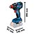 Chave de impacto mandril 2 em 1: 1/4" (hexagonal) e 1/2" (quadrado) 200 N.m motor Brushless sem bateria e sem carregador GDX 18V-200 BOSCH - Imagem 3