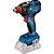 Chave de impacto mandril 2 em 1: 1/4" (hexagonal) e 1/2" (quadrado) 200 N.m motor Brushless sem bateria e sem carregador GDX 18V-200 BOSCH - Imagem 1