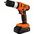 Parafusadeira/furadeira de impacto a bateria 20V fonte de carregamento bivolt automática PFT 020I TOOLMIX - Imagem 1