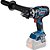 Parafusadeira/furadeira de impacto 1/2" sem bateria e sem carregador com maleta GSB 18V-150 C 06019J51E0 BOSCH - Imagem 1