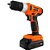 Parafusadeira/furadeira a bateria 12V fonte bivolt automática PFT 012 TOOLMIX - Imagem 1