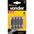 Jogo de bits ponteiras hexalobular com encaixe 5/16" T55 x 50mm VONDER - Imagem 5