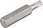 Jogo de bits/ponteiras fenda encaixe 5/16" 4,5mm x 38mm cartela com 5 peças VONDER - Imagem 3