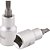 Soquete com encaixe de 1/2" fenda simples 5mm VONDER - Imagem 1