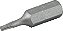 Jogo de bits ponteiras hexalobular com encaixe 1/4" T8 x 25mm VONDER - Imagem 1