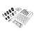 Conjunto de ferramentas com 29 peças para extrair e instalar rolamentos de roda dianteiros 103100 RAVEN - Imagem 2