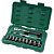 Jogo de soquetes sextavados com encaixe de 1/4" e 3/8" 7,0mm a 19,0mm com 13 peças ST09137 SATA - Imagem 1