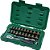 Jogo de soquetes sextavados com encaixe de 1/4" e 3/8" 7,0mm a 19,0mm com 23 peças ST09138 SATA - Imagem 1