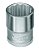 Soquete estriado com encaixe de 3/8" 15mm Unit Drive D30 GEDORE - Imagem 1