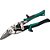 Tesoura 10" para chapas modelo aviação corte direito ST93102G SATA - Imagem 2